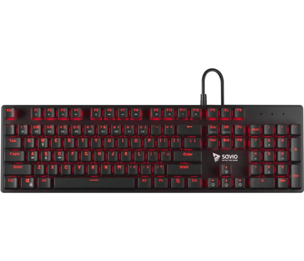 SAVIO KLAWIATURA PRZEWODOWA MECHANICZNA SAVIO Tempest RX FULL Oute - 1462232 - zdjęcie